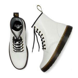 Dr. Martens Zavala Unisex Leather Combat Boots AW004 Men’s Size 10 Women’s 11